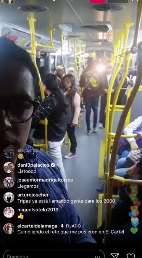 El Cartel desde un Transmilenio - Enero 20