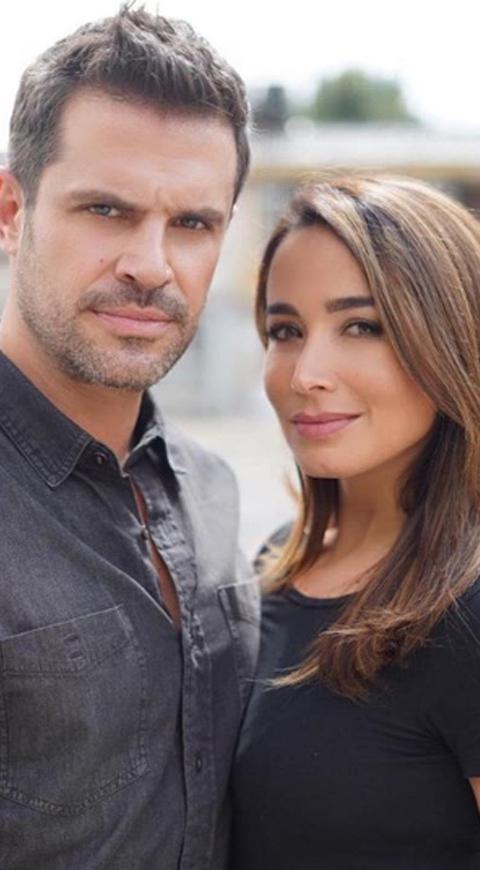 Mark Tacher y Majida Issa