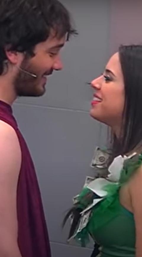 Sergio Arévalo y Gaby Garrido