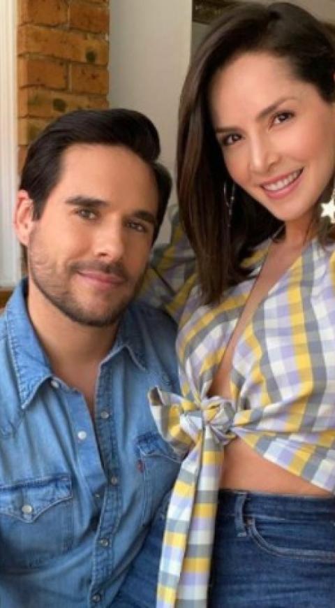 Carmen Villalobos y Sebastián Caicedo