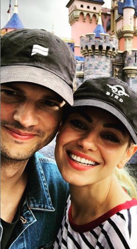 Ashton Kutcher y Mila Kunis