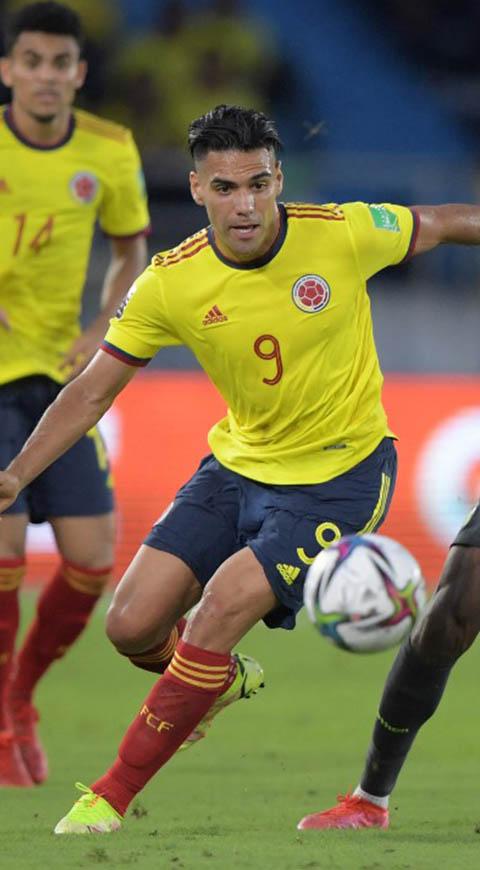 Selección Colombia contra Ecuador