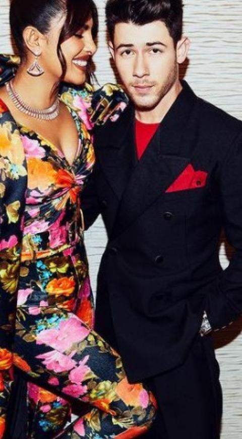 Nick Jonas y su esposa