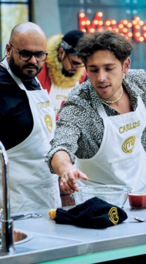 Chicho y Carlos Baez en MasteChef Chicho y Carlos Baez en MasteChef