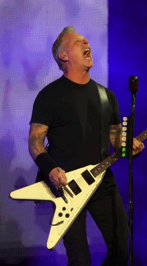 James Hetfield, vocalista de Metallica James Hetfield, vocalista de Metallica