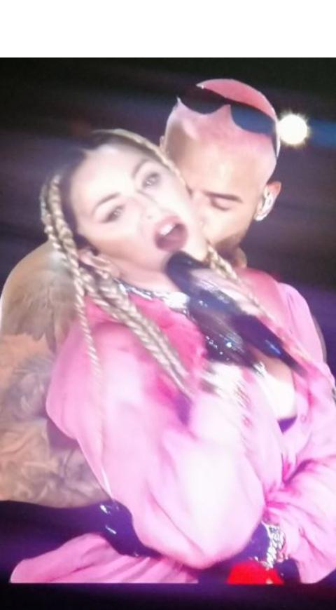 Maluma y Madonna Maluma y Madonna en concierto en Medellín