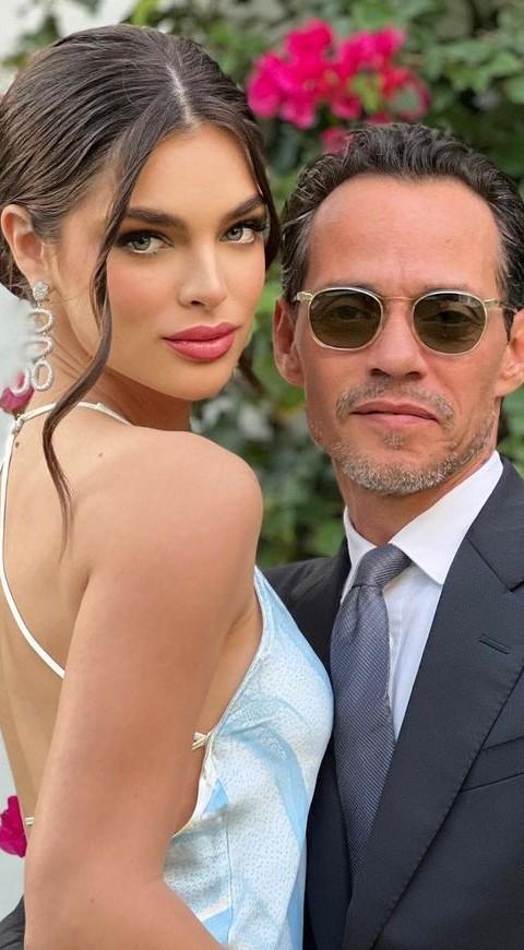 Nadia Ferreira, novia de Marc Anthony, estaría luciendo un anillo de compromiso Marc Anthony y Nadia Ferreira posando felices