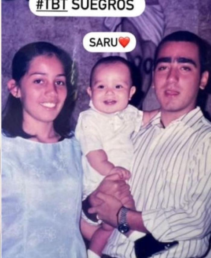 Felipe Saruma de bebé
