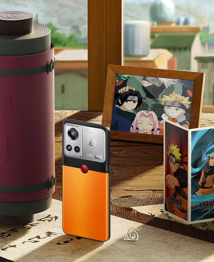 Kid con el que viene el Realme gt neo 3 edición Naruto